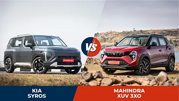Kia Syros Vs Mahindra XUV 3XO petrol AT specs compared 