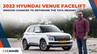 Hyundai Venue 2022 vs Tata Nexon | First Impressions and Detailed Look | CarWale