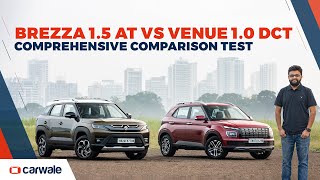 Maruti Brezza automatic vs Hyundai Venue DCT detailed compared review