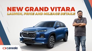 Maruti Suzuki Grand Vitara 2022 Launch, Price, Features Explained | 27.97kmpl Mileage! CarWale