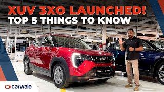 Mahindra XUV 3XO Launched at Rs 7.49 Lakh | Top 5 Things To Know | Detailed Walkaround